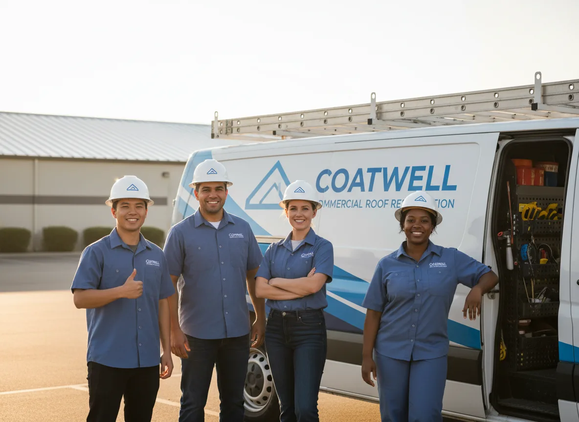 Commercial roof coating company in Garner, IA